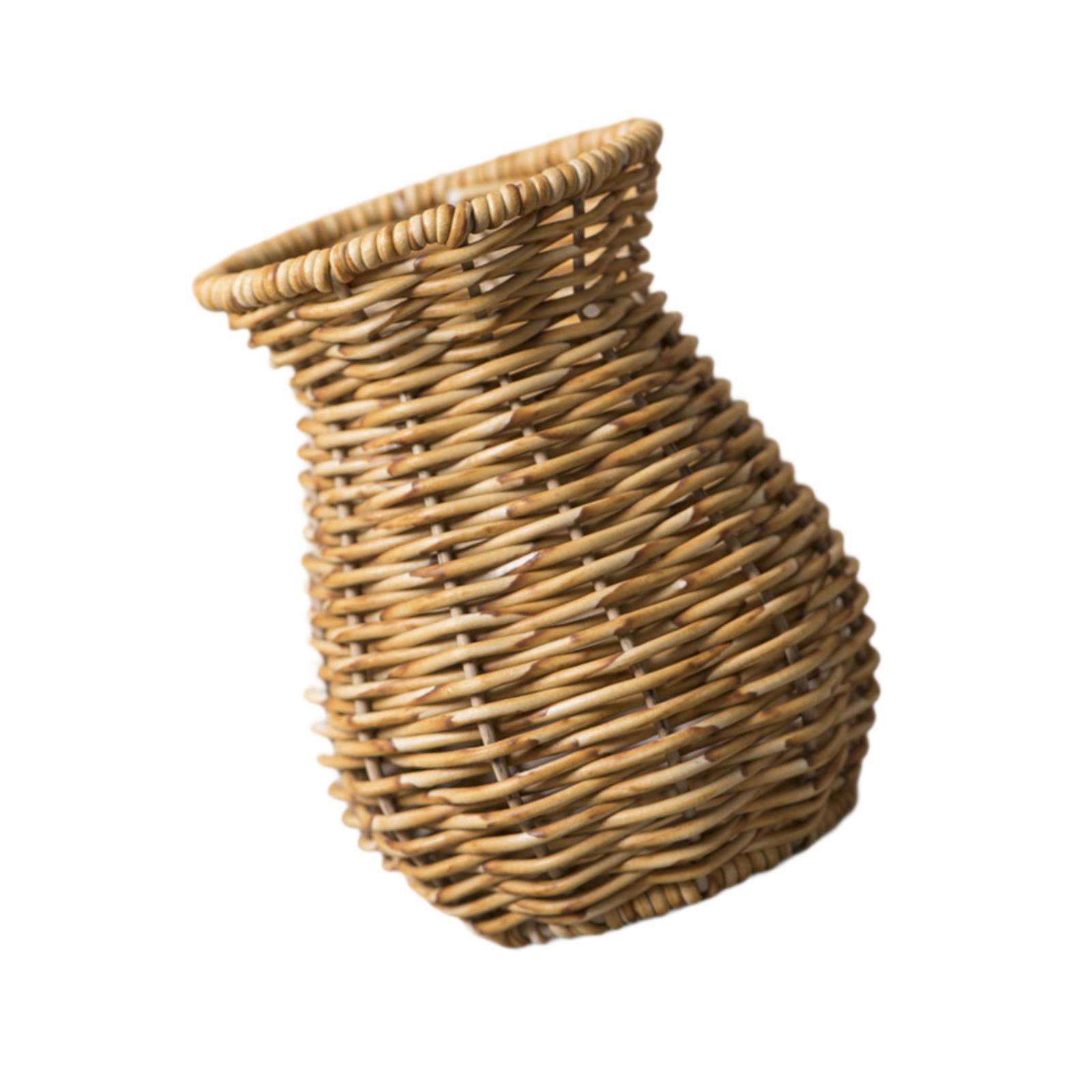 

Woven Vase, Woven Plant Holder, Woven Flower Basket ,Rustic Flower Vase Woven Flower Vase for Weddings, Table, Home