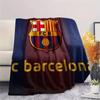 FC Barcelona  Print Flannel Blanket, High Quality Comfortable for All Seasons, Home Decor, Warmth and Comfort