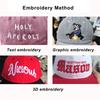 Custom Embroidery Logo Baseball Cap Summer Breakable Net Blank Truck Caps Men's Women Text Letter Richardson Hats Custom Logo