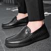 Herren Slipper Gommino Neue Sommer Atmungsaktive Hohle Lederschuhe Erste Schicht Rindsleder Business Loafer Herrenschuhe