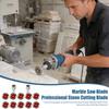 1/2/3/4/10 Stuks Zaagbladen Set met As Schroef 40mm Multifunctioneel Professioneel Precisie Graniet Marmer Steen Snijden Slijper Blad