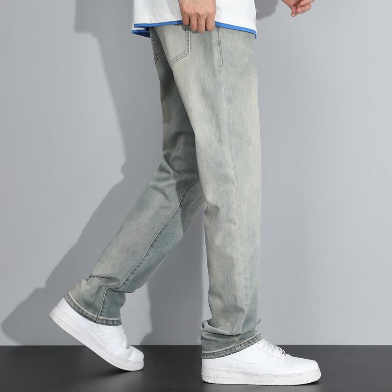 Jeep Men's Loose Straight Fit Jeans