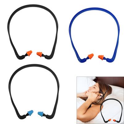 Soft Silicone Head Mounted Earplugs Protector Earmuff Sleep Working Noise Reduction Ear Plugs Protective Ear Buds