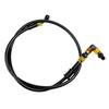 90° M10 Brake Line Oil Tube Pipe Hydraulic Brake Oil Hose for ATV Dirt Pit Bike 100cm Easy Install Motorbike Accessories
