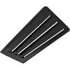 Car Rear Louver Window Side Shutter Cover Trim Sticker Compatible for Mazda 3 Sedan 2003-2008 Vent Scoop ABS Carbon Fiber Style Gloss Black(Gloss