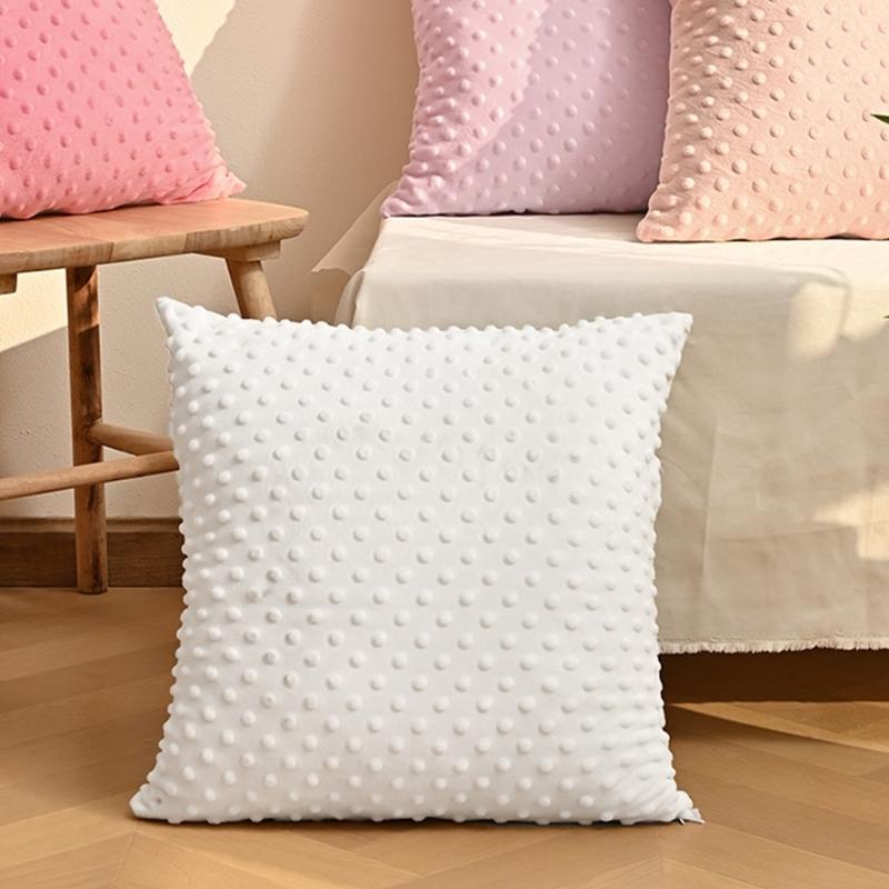 Bean Shape Throw Pillowcase Soft Plush Cushion Cover Durable Machine Washable For Interior Sofa Bed Design