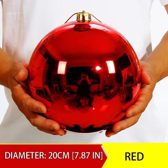 1 pz 150mm-250mm Pallina Decorazione Natalizia Ornamenti Albero di Natale Appendi Pallina Lucida per Casa Bar Festa Matrimonio Decorazione Xmas