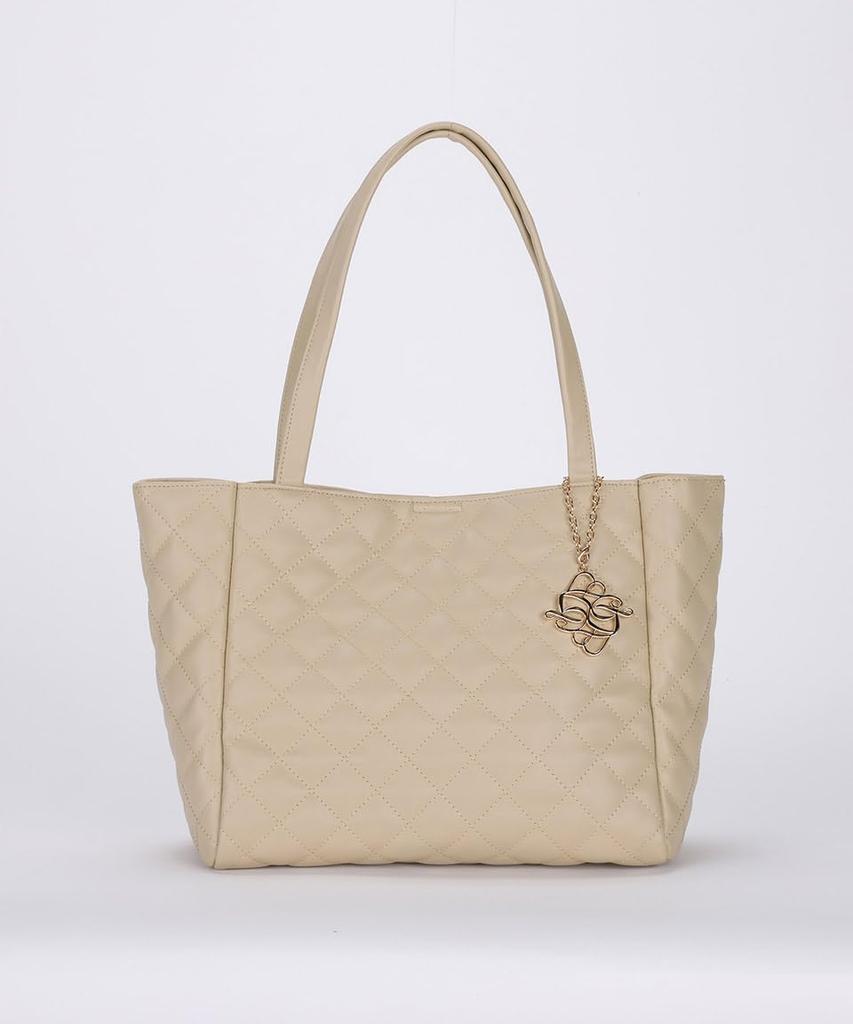 Altro Rose Beige Tragetasche für Damen, 2-Wege gesteppte Umhängetasche, 970376-08, Großes Fassungsvermögen, Kann in der Hand getragen oder über der Schulter getragen werden, Passt