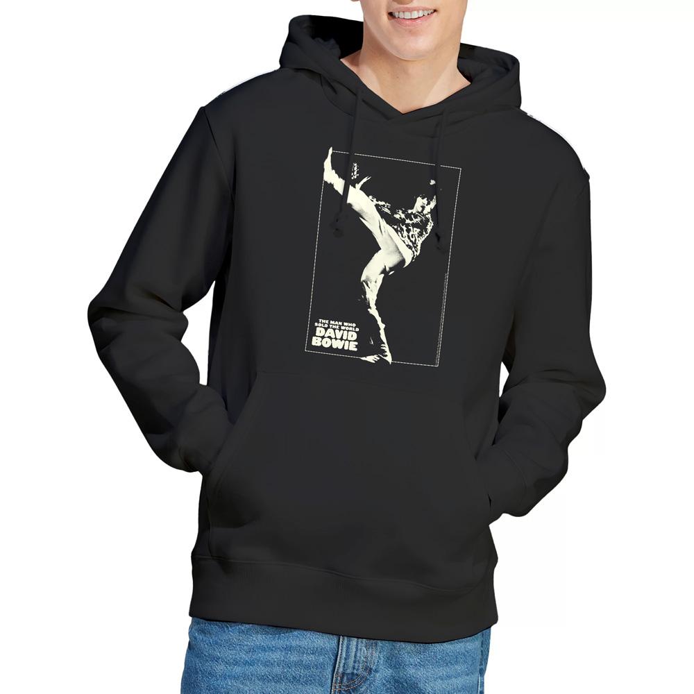 David Bowie Mens The Man Cover Hoodie