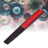 Bamboo Hand Fan, Elegant Event Accessory, Traditional Folding Fan For Cultural Celebrations, Chinese Silk Fan With Solid Wood Handle, Red 10 Inch Craf