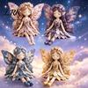 Elf Fairy Sewing Project Patchwork DIY Kit, Flower Fairies Make 4 Seasonal Craft Dolls, Beginner-Friendly for Home Decor Handmade Gift Idea
