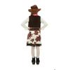 Costume Enfant Cow Girl Taille 7-9 ans (M)