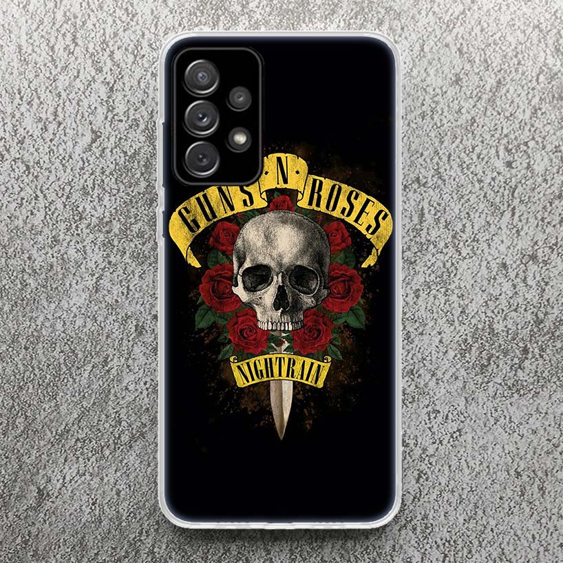 Guns N Roses Good Time Phone Case For Samsung Galaxy A15 A55 A14 A54 A13 A53 A12 A52S A25 A24 A35 A34 A23 A33 A22 A32 A04S A03S