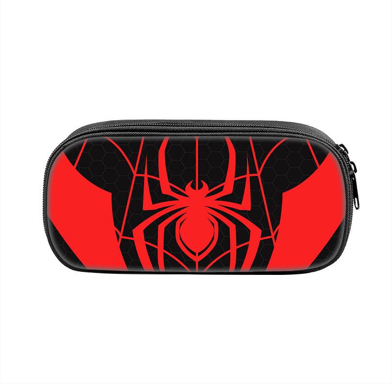 Spider Man Large Capacity Nylon Pencil Case For Students And Kids