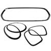 New 5Pcs Gloss Black Headlight Taillight Grille Surround Cover Trims Replacement for Mini F55 F56 F57 One Cooper S JCW 2014+