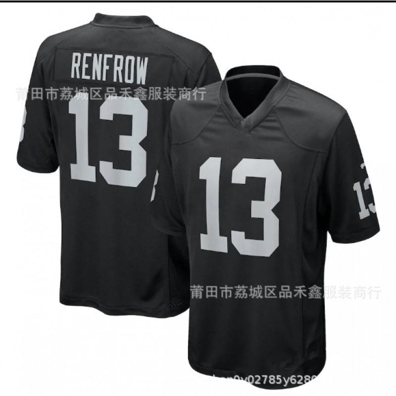 Mens NFL Raiders Football Jersey With Player Numbers 83 Waller 28 Jacobs 34 Jackson Cotton Team Sport Apparel