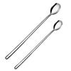 Stirring Spoon Portable Lightweight Healthy Long Handheld Stainless Steel Coffee Spoon for Kitchen