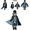 Spooky Skeleton Skull Ghost Kids Boy Halloween Cosplay Jumpsuit Party Outfit