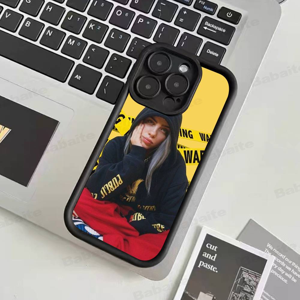 Pop Singer B-Billie Phone Case For IPhone 17 16 15 14 13 12 11 Pro Max 16E Plus INS Soft Cover