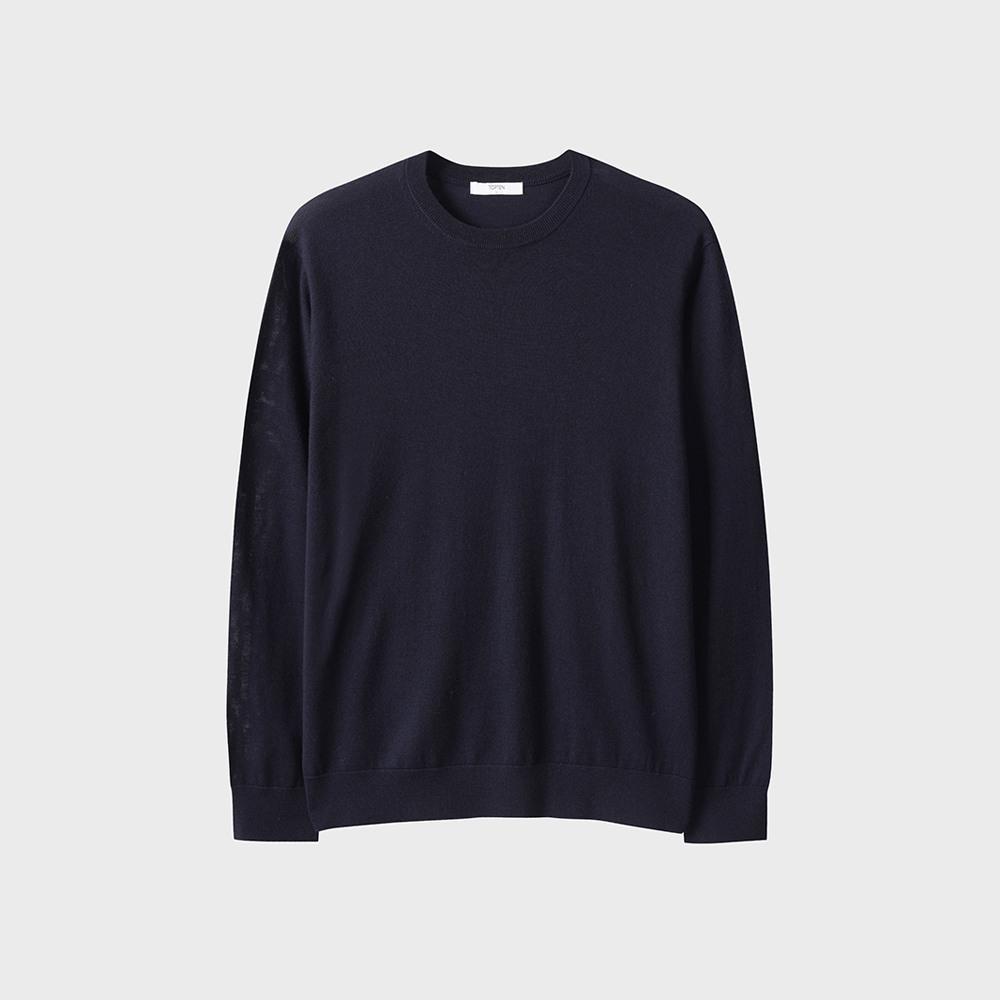 TOPTEN Men'S) Premium Fine Merino Sweater_Msf2Er1801