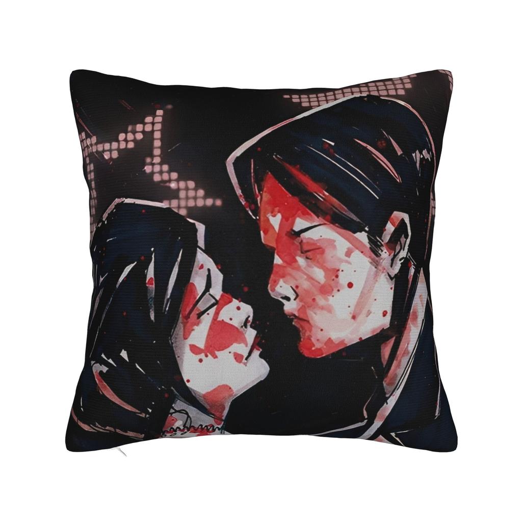 My C-Chemical R-Romance Pillow Cover  Soft Cushion Cover Cute Funny Pillow Case For Sofa Home Decoration