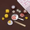 DIY Resin Play Food Accessories: Corn, Shrimp, Cream Glue, Hair Clip Figurines