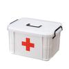 Large Multi-Layer Family First Aid Kit: Portable Emergency Medicine Storage Box