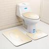 Christmas Bathroom Floor Mat Toilet Three-Piece Set