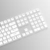 Double Skin Milk Pudding Mechanical Keyboard Keycaps, Luminous OEM Height, 130-Key Full Set
