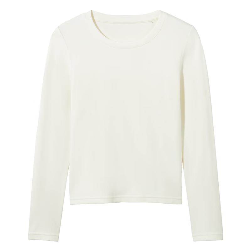 Women s Soft Warm Long-Sleeve Round Neck T-Shirt M