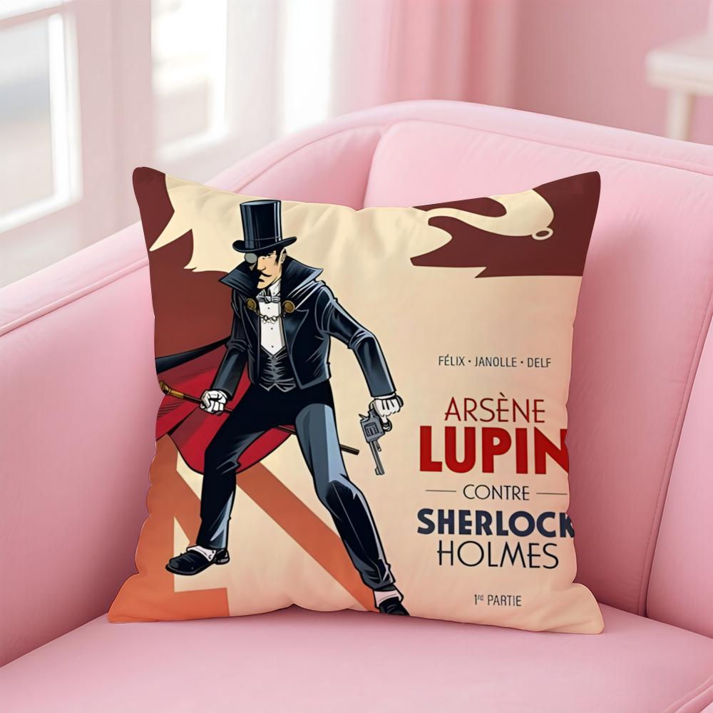 Tv Suspenseful SSherlock HHolmes Cushion Cover Pillow Case Soft Skin Friendly Fabric Comfort Concealed Zipper