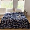 Flannel Fleece Blanket for Beds Reactive Printed Thicken Warm Blankets for Winter Single/Queen/King Size Plaids for Sofa Blanket