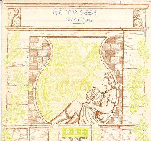 

LP Record GEORGE SEBASTIAN, ORCHESTRA DELL OP - Meyerbeer Overtures RLP2710 RARE RECORD EDI Italy Classical Used