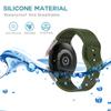 Silicone Watch Band Color Clasp Waterproof Watch Band Strap Comfortable Soft Replacement Parts for Samsung Galaxy Watch4 40/44mm