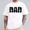 Dad Guns T-Shirt for Men Short Sleeve Tes Father's Day Gift Gun Lover Graphic Tops Harajuku Streetwear Oversized Male Clothing