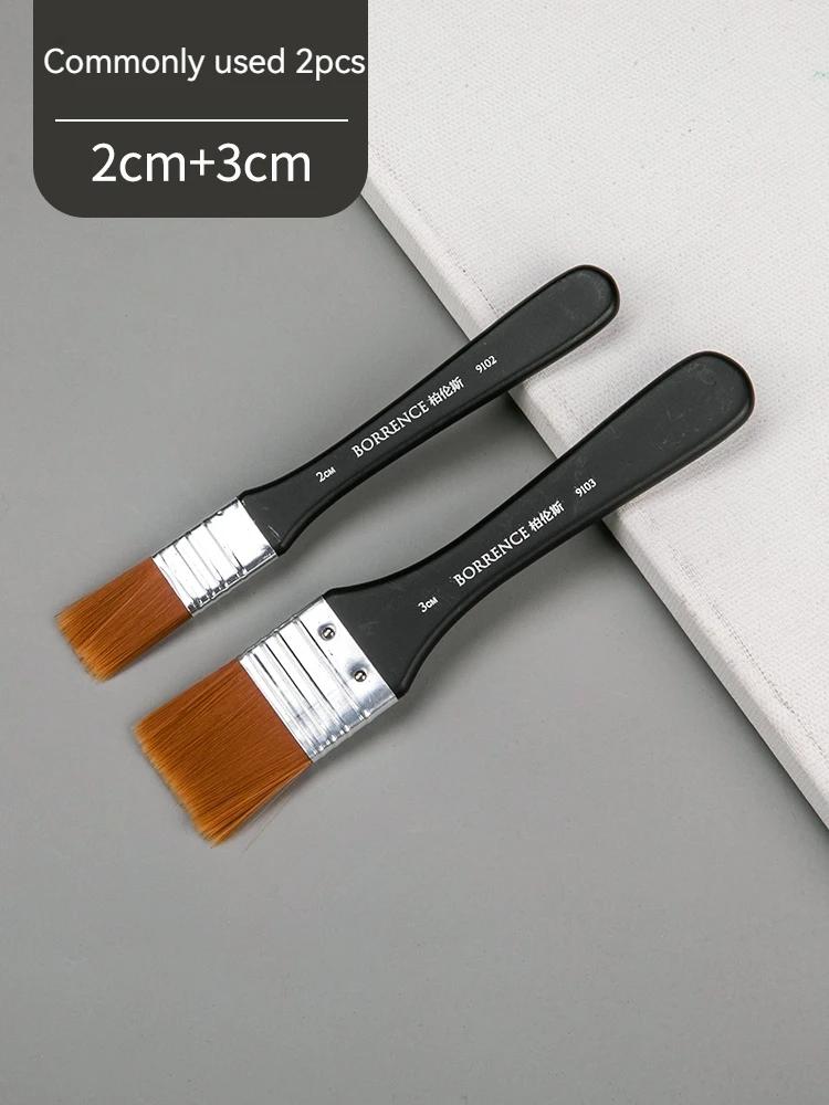 Watercolor Oil Art Paint Brush 7 Styles Memory Nylon Hair Painting Brushes Set Wood Handles Acrylic Paints Drawing Brush Tools