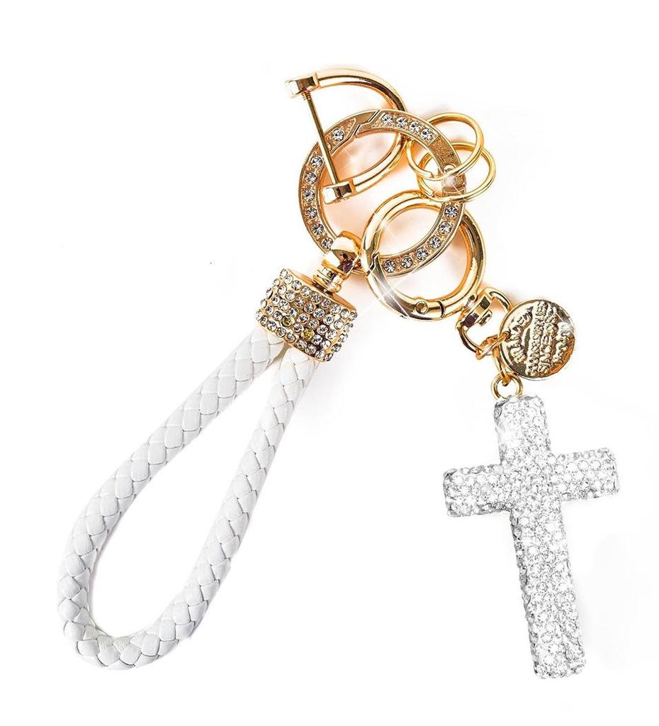 Women's Heart-Shaped Diamond Keychain - Valentine's Day Bag Pendant