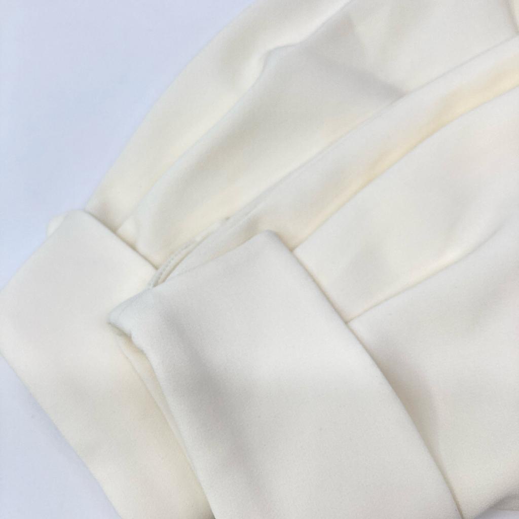 Proenza Schouler R2513011B Ivory Midi-Length Bateau Neck Dress Dress 2 IvoryUsed