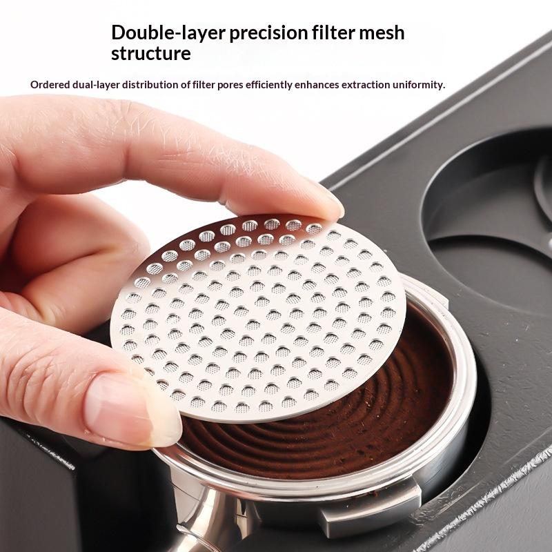 1Pcs Stainless Steel Espresso Filter 51/53.3/58.5Mm Reusable Coffee Puck Screen For Portafilter Barista Accessories