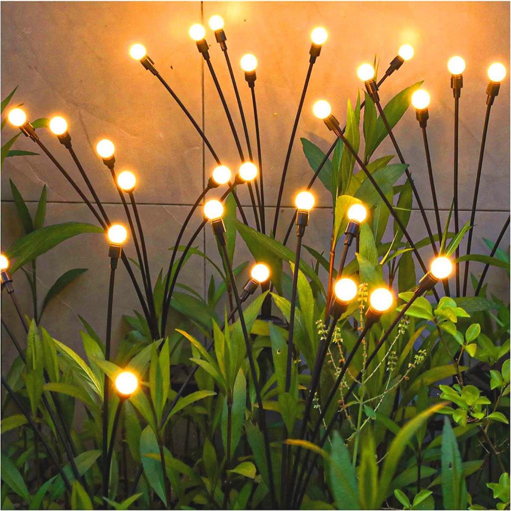 Solar Firefly Lamp Outdoor Waterproof Led Garden Lawn Lamp Wind Shake Sunlight Drive Landscape Courtyard Terrace Decoration
