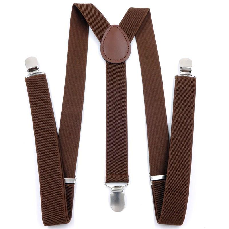 Versatile Unisex Y-Back Elastic Suspenders, 2.5cm, British Blue