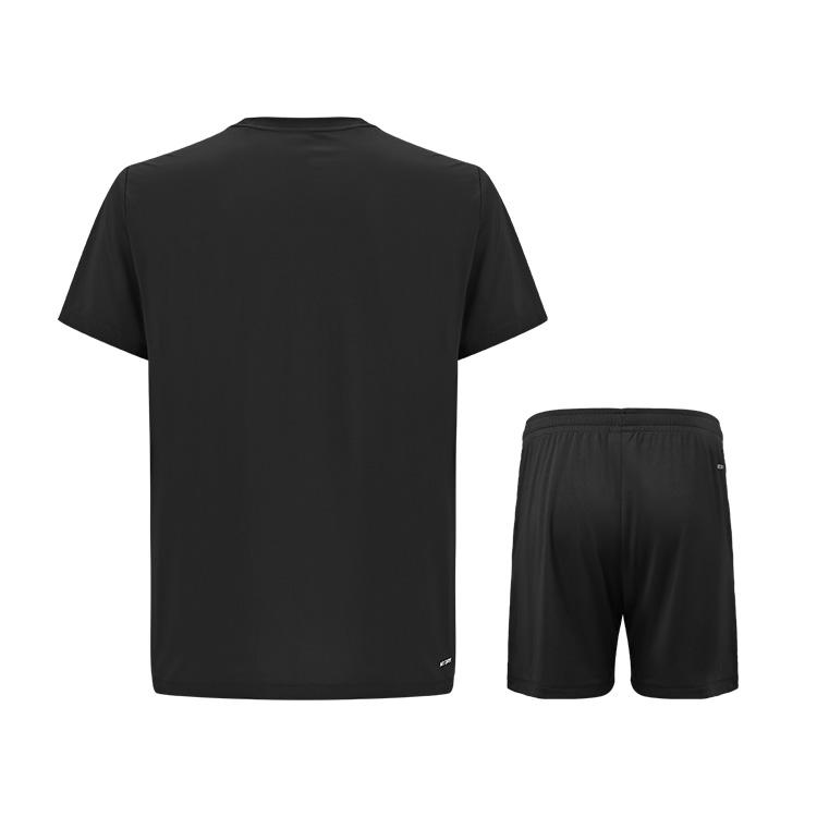 Li Ning Table Tennis Series Simple Versatile Solid Color Breathable Lightweight Comfortable Quick-Dry Shorts Casual Sports Set AATV057-5