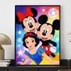 Disney Diamond Painting Kit Mickey Minnie Snow White Home Bedroom Wall Decor Crafts Handmade Gift