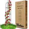 Metal Tower Garden Pergola for Climbers, Roses, Flowers, Garden Plants, Metal