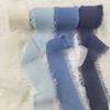 Hand-Torn Raw Edge Chiffon Ribbon Bouquet Streamer for Wedding Flowers