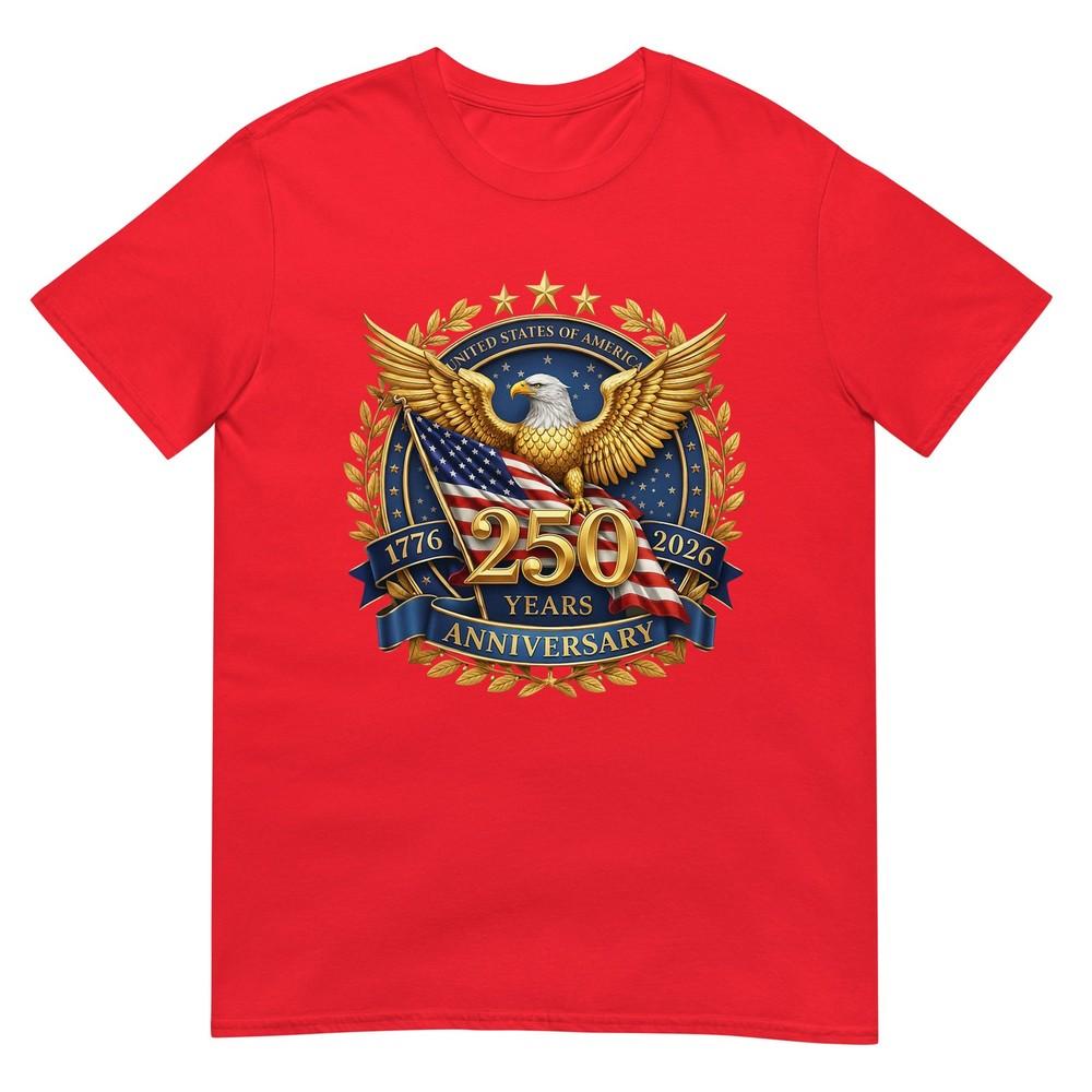 Eagle And Flag 250 Years 17762026 250th Birthday Tshirt S