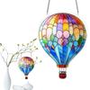 Hot Air Balloon Lantern Decoration Colorful 2d Hot Air Balloon Pendant 2D Acrylic Flat Hot Air Balloon Pendant Love Balloon