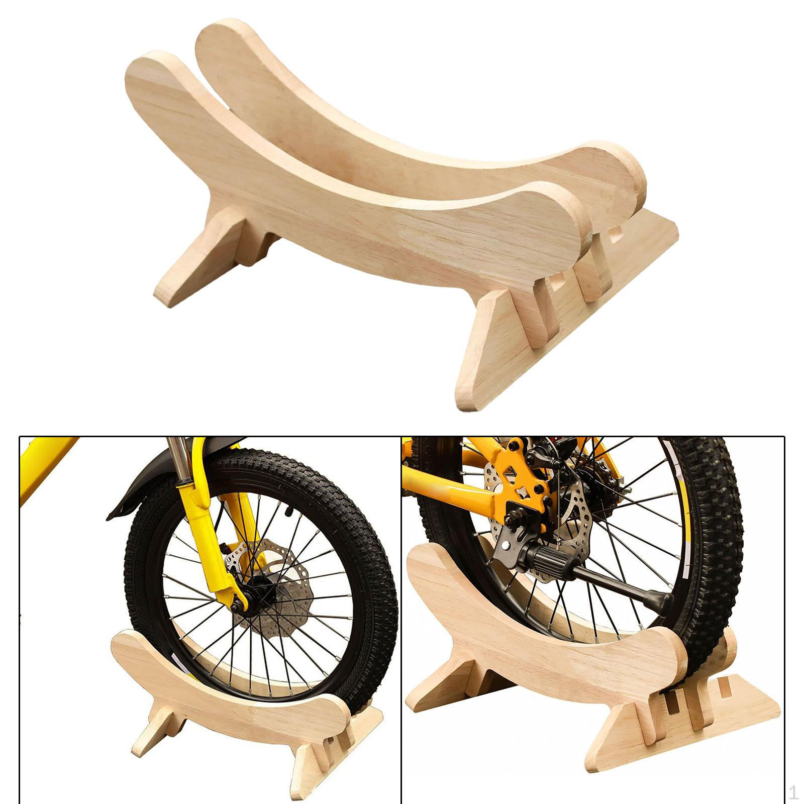 

Bike Stand Wheel Display Stop Easy Assemble Portable Space Saving Rack Park for Garage Repair