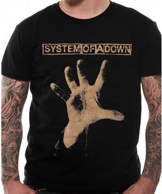 System Of A Down T-Shirt Vintage Hand SOAD Serj Tankian Neu Offiziell