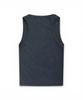 Bonseullipi Gothic Cross Rib Crop Tank (Charcoal)